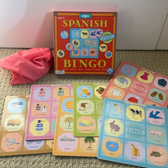Spanish Bingo by eeBoo - Picture 1 of 7